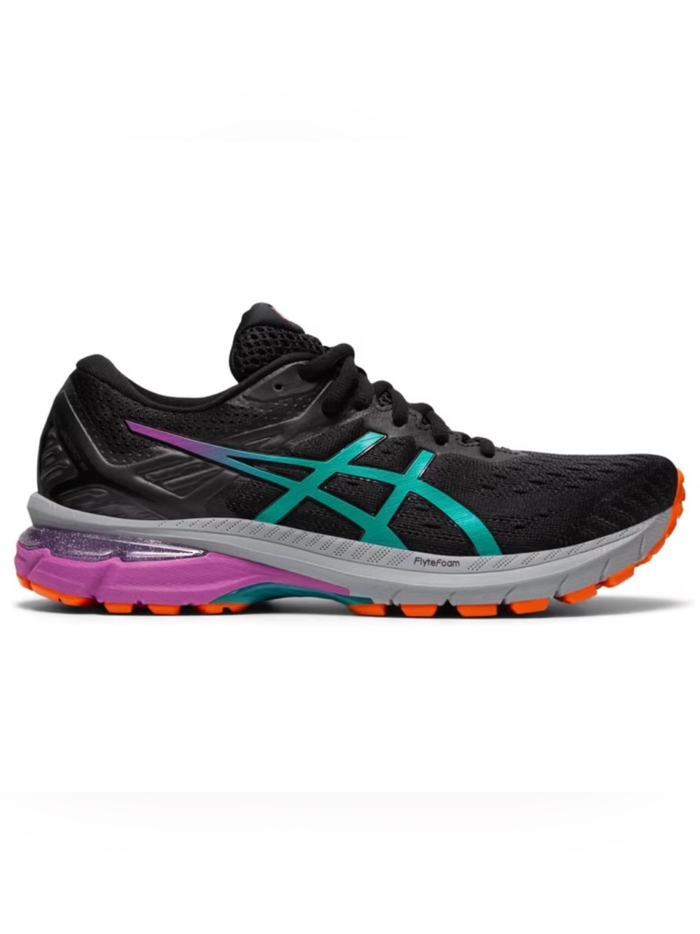 ASICS GT-2000 9 Trail Edition Running Walking Black/Baltic Jewel Sneakers Sz6.5